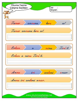 r sesi Grubu Çalışma Sayfaları